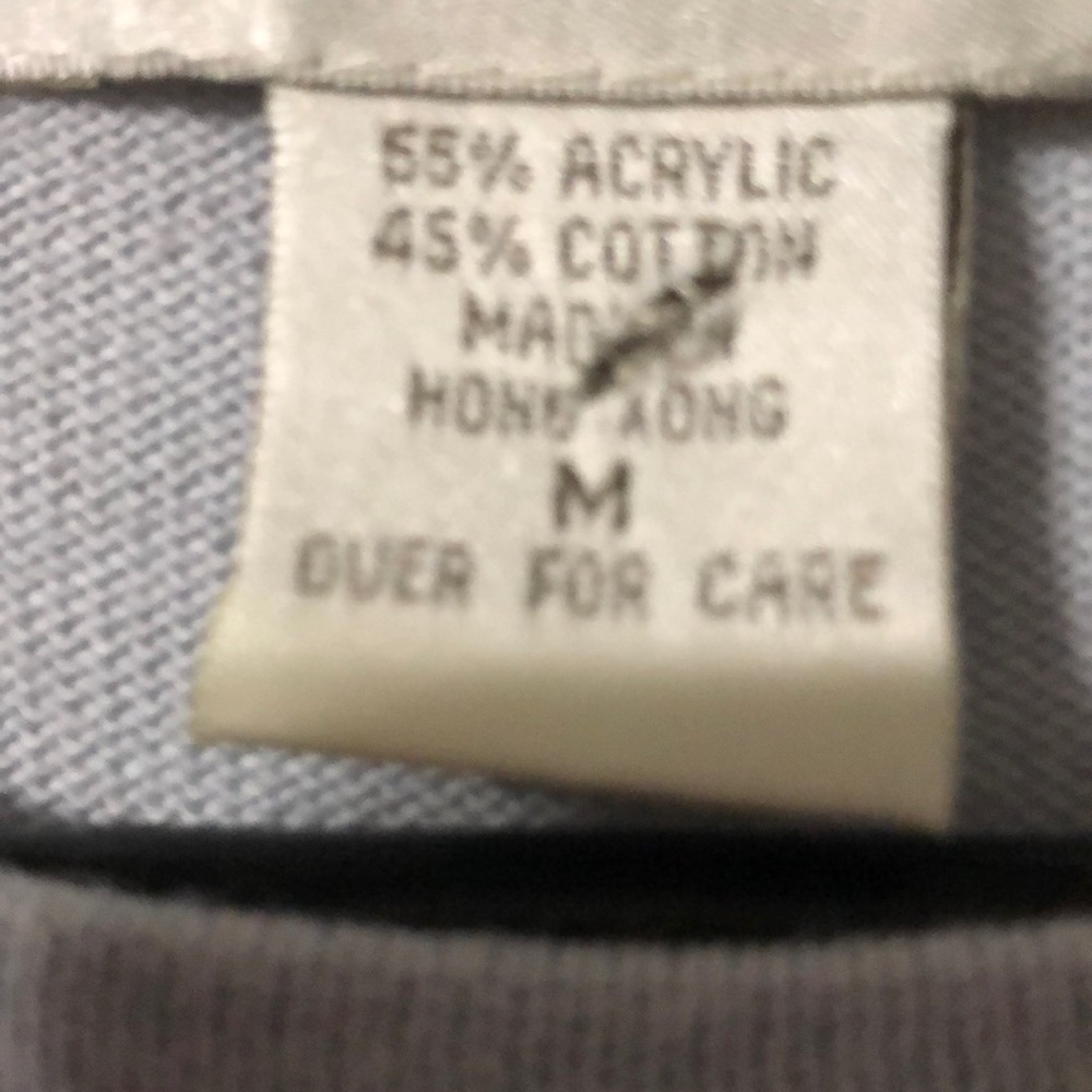SZ M Casual Corner BABY BLUE TOP SHORT SLEEVE - Picture 2 of 3
